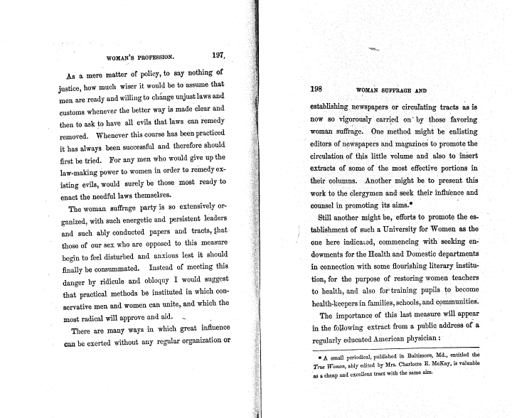 Catharine Beecher Readings